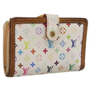 LOUIS VUITTON Porte Monnaie Viennois Wallet White M92987 LV Auth 201555-1