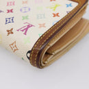 LOUIS VUITTON Porte Monnaie Viennois Wallet White M92987 LV Auth 201555-10