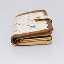 LOUIS VUITTON Porte Monnaie Viennois Wallet White M92987 LV Auth 201555-5