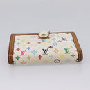 LOUIS VUITTON Porte Monnaie Viennois Wallet White M92987 LV Auth 201555-7