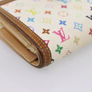 LOUIS VUITTON Porte Monnaie Viennois Wallet White M92987 LV Auth 201555-9