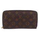 LOUIS VUITTON Monogram Zippy Wallet Long Wallet M60017 LV Auth 201556A-2