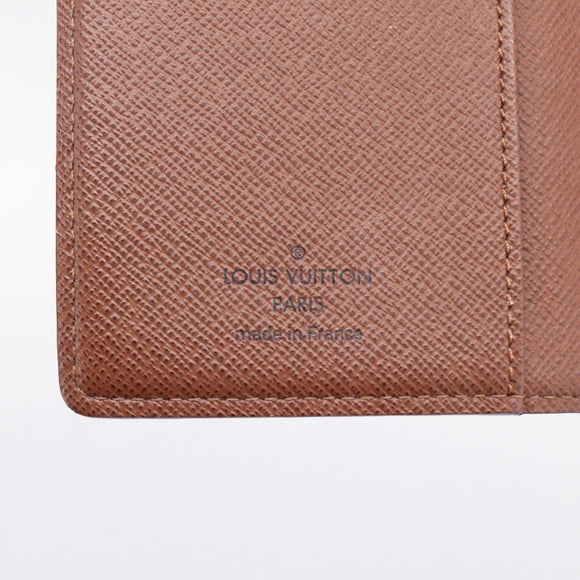 LOUIS VUITTON Monogram Agenda PM Day Planner Cover R20005 LV Auth 201557