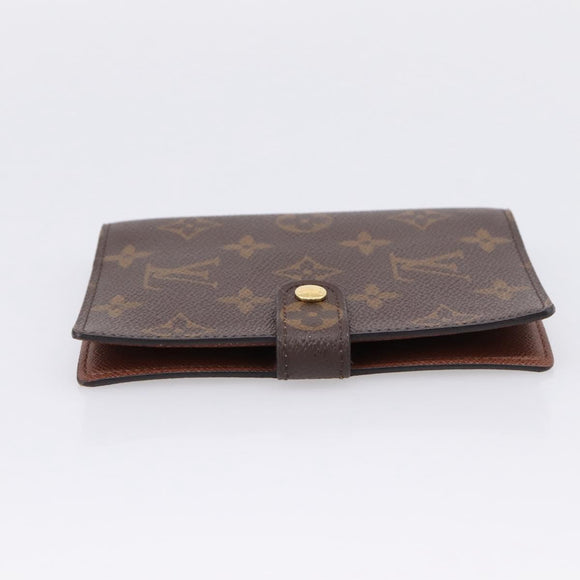LOUIS VUITTON Monogram Agenda PM Day Planner Cover R20005 LV Auth 201557