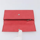 Salvatore Ferragamo Gancini Long Wallet Leather Pink Silver Auth 201562A-18