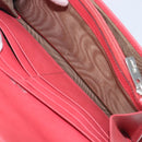 Salvatore Ferragamo Gancini Long Wallet Leather Pink Silver Auth 201562A-10