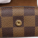 LOUIS VUITTON Damier Ebene Cuffs Cuff Case M64681 LV Auth 201569-14