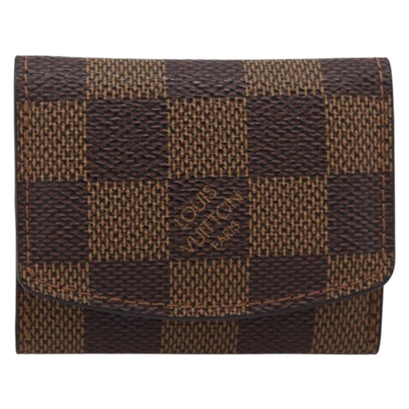 LOUIS VUITTON Damier Ebene Cuffs Cuff Case M64681 LV Auth 201569