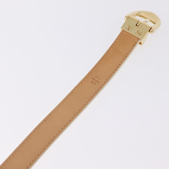 LOUIS VUITTON Monogram Vernis Belt 38.2"" 80/32 Perle RI1016 LV Auth 201570V