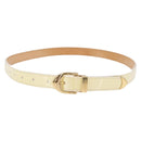 LOUIS VUITTON Monogram Vernis Belt 38.2"" 80/32 Perle RI1016 LV Auth 201570V-1