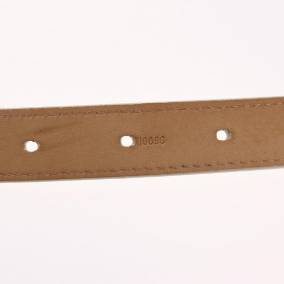 LOUIS VUITTON Monogram Vernis Belt 38.2"" 80/32 Perle RI1016 LV Auth 201570V