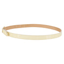 LOUIS VUITTON Monogram Vernis Belt 38.2"" 80/32 Perle RI1016 LV Auth 201570V-3