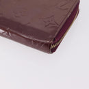 LOUIS VUITTON Monogram Vernis Zippy Wallet Wallet Viole M93575 LV Auth 201571A-10
