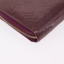 LOUIS VUITTON Monogram Vernis Zippy Wallet Wallet Viole M93575 LV Auth 201571A-11