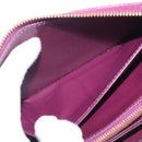 LOUIS VUITTON Monogram Vernis Zippy Wallet Wallet Viole M93575 LV Auth 201571A-16