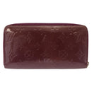 LOUIS VUITTON Monogram Vernis Zippy Wallet Wallet Viole M93575 LV Auth 201571A-3