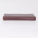 LOUIS VUITTON Monogram Vernis Zippy Wallet Wallet Viole M93575 LV Auth 201571A-8