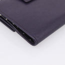 GUCCI Bifold Wallet Leather Navy Gold Beige 309704 Auth 201573V-11