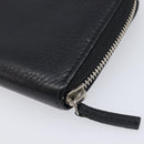 GUCCI Interlocking Web Sherry Line Wallet Leather Black 308796 Auth 201574V-10
