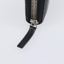 GUCCI Interlocking Web Sherry Line Wallet Leather Black 308796 Auth 201574V-13