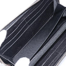 GUCCI Interlocking Web Sherry Line Wallet Leather Black 308796 Auth 201574V-16