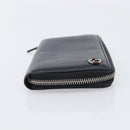 GUCCI Interlocking Web Sherry Line Wallet Leather Black 308796 Auth 201574V-4
