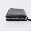 GUCCI Interlocking Web Sherry Line Wallet Leather Black 308796 Auth 201574V-5