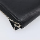 GUCCI Interlocking Web Sherry Line Wallet Leather Black 308796 Auth 201574V-9