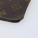 LOUIS VUITTON Monogram Pochette Cles Coin Purse M62650 LV Auth 201582-10