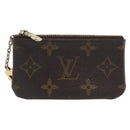 LOUIS VUITTON Monogram Pochette Cles Coin Purse M62650 LV Auth 201582-2