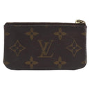LOUIS VUITTON Monogram Pochette Cles Coin Purse M62650 LV Auth 201582-3