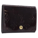 LOUIS VUITTON Vernis Anvelop Cult De Vuitto Case Amarante M91409 LV Auth 201583-1