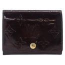 LOUIS VUITTON Vernis Anvelop Cult De Vuitto Case Amarante M91409 LV Auth 201583-13