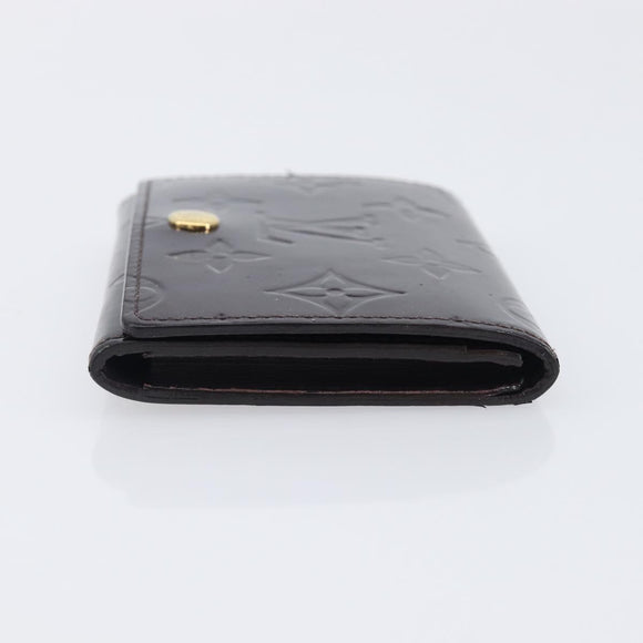 LOUIS VUITTON Vernis Anvelop Cult De Vuitto Case Amarante M91409 LV Auth 201583