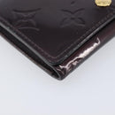 LOUIS VUITTON Vernis Anvelop Cult De Vuitto Case Amarante M91409 LV Auth 201583-14