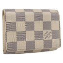 LOUIS VUITTON Damier Azur Anvelop Cult De Vuitto Card Case N61746 LV Auth 201587-1