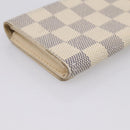 LOUIS VUITTON Damier Azur Anvelop Cult De Vuitto Card Case N61746 LV Auth 201587-11