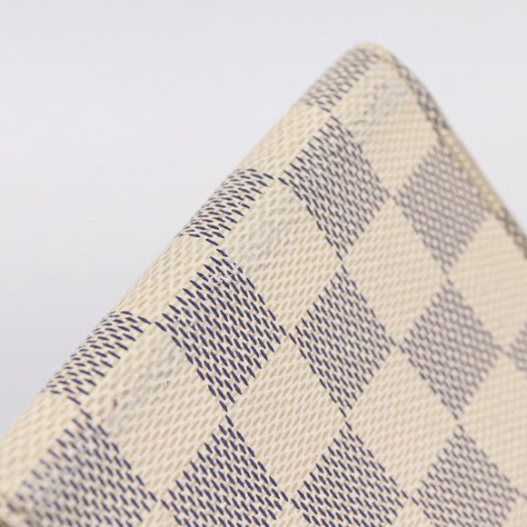 LOUIS VUITTON Damier Azur Anvelop Cult De Vuitto Card Case N61746 LV Auth 201587