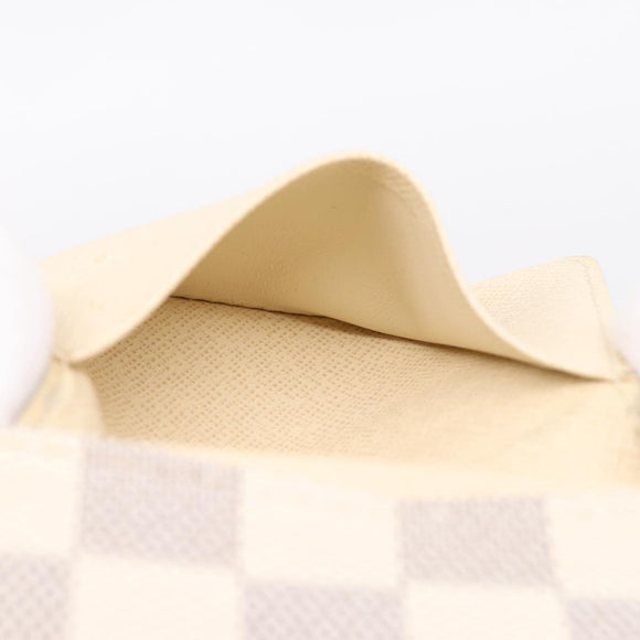 LOUIS VUITTON Damier Azur Anvelop Cult De Vuitto Card Case N61746 LV Auth 201587