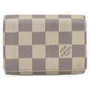 LOUIS VUITTON Damier Azur Anvelop Cult De Vuitto Card Case N61746 LV Auth 201587-2