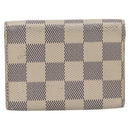 LOUIS VUITTON Damier Azur Anvelop Cult De Vuitto Card Case N61746 LV Auth 201587-3