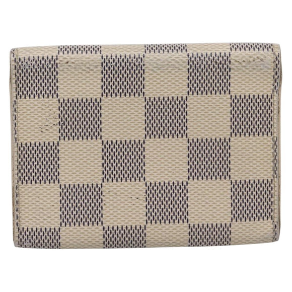 LOUIS VUITTON Damier Azur Anvelop Cult De Vuitto Card Case N61746 LV Auth 201587