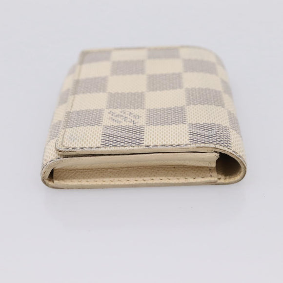 LOUIS VUITTON Damier Azur Anvelop Cult De Vuitto Card Case N61746 LV Auth 201587