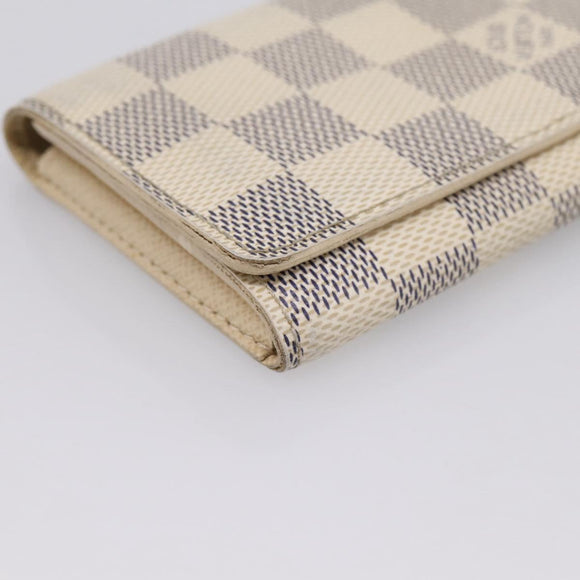 LOUIS VUITTON Damier Azur Anvelop Cult De Vuitto Card Case N61746 LV Auth 201587