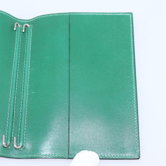 HERMES Agenda GM Day Planner Cover Leather Black Auth 201589M