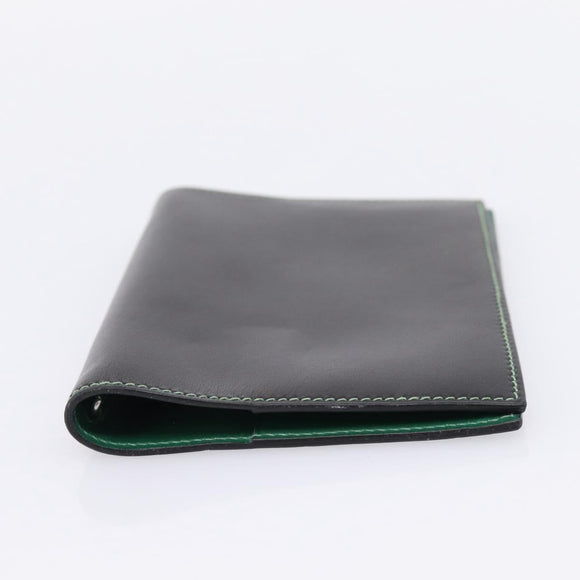 HERMES Agenda GM Day Planner Cover Leather Black Auth 201589M