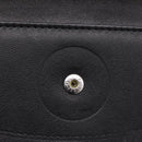 Christian Dior Long Wallet Leather Black Silver Auth 201593-9