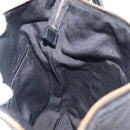 Coach Signature Shoulder Bag Canvas Black Gold Auth 201694A-21