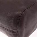 Coach Shoulder Bag Leather Brown Gold Auth 201696A-16