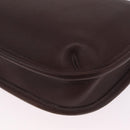Coach Shoulder Bag Leather Brown Gold Auth 201699A-13